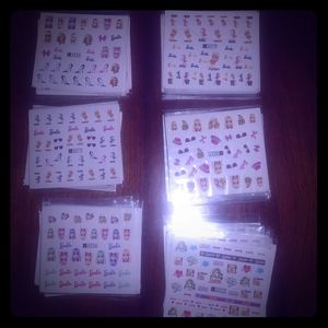 35 packs of Barbie stickers nail decal